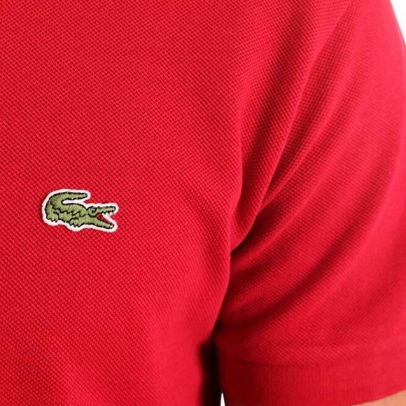 🐊LACOSTE SLIM FIT POLO, Tokyo Red_NWT - Picture 3 of 3